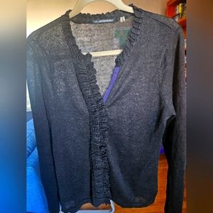Elie Tahari linen cardigan